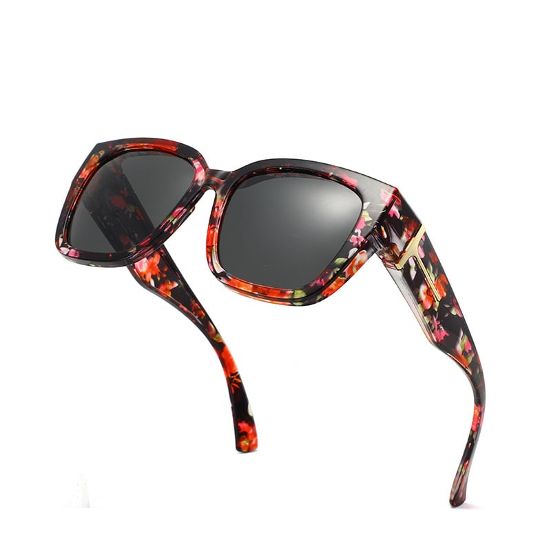 Gafas de sol polarizadas de espejo que se ajustan sobre las gafas para hombres y mujeres para conducir