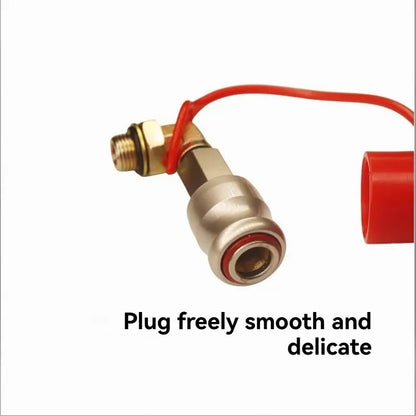 Heavy-Duty Truck Air Take Valve with Lockable Quick Connector