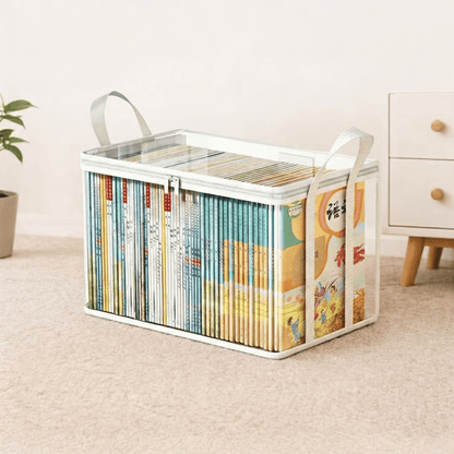 🎁 📦Large Heavy-Duty Thick Plastic Clear Storage Bag for Clothes, Moving & Storage