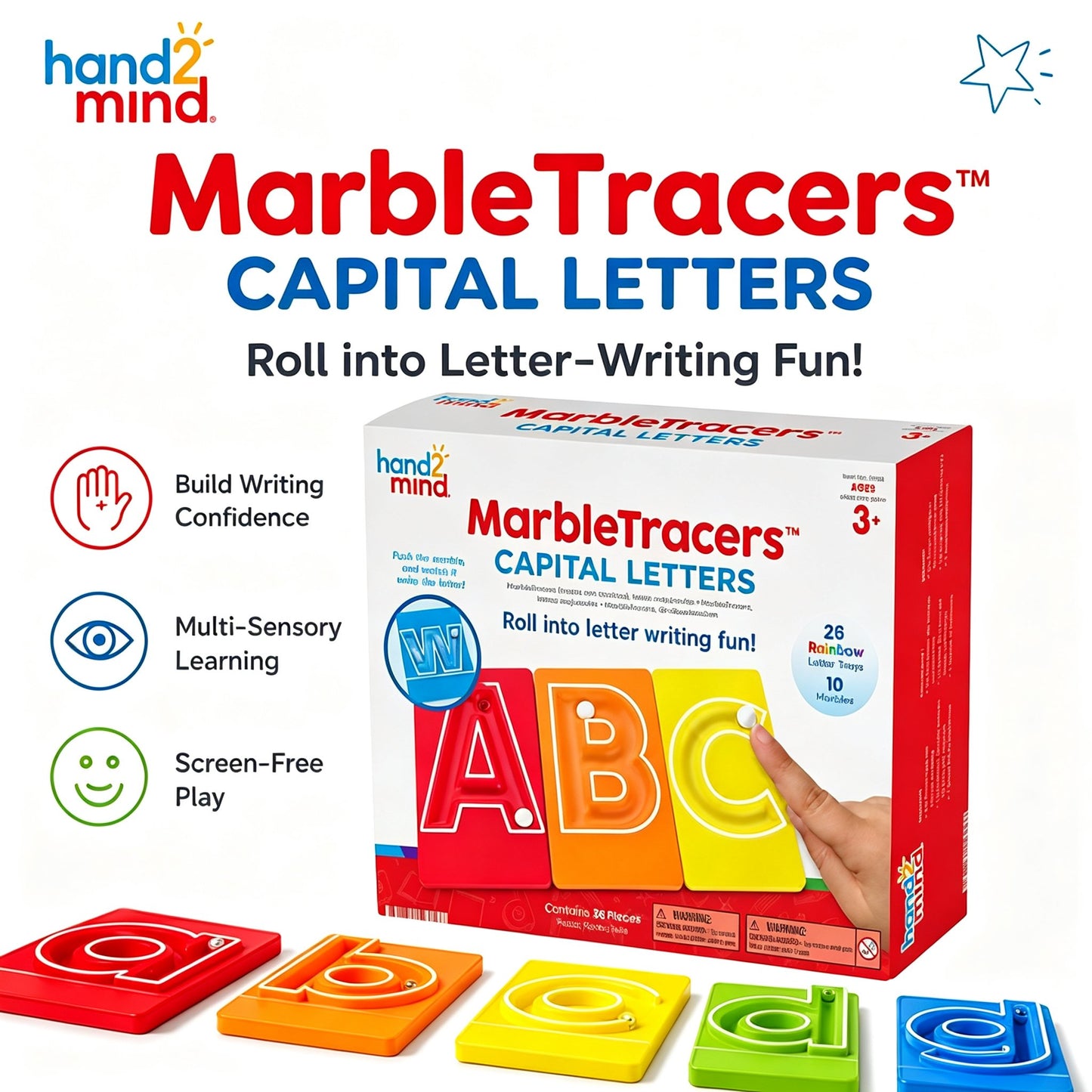 🔤Trazadores de Mármol - Letras Minúsculas🌀¡A Rodar hacia la Diversión de Escribir Letras!🎁Guía de Actividades Incluye Poema de Formación de Letras GRATIS