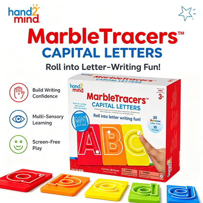 🔤Trazadores de Mármol - Letras Minúsculas🌀¡A Rodar hacia la Diversión de Escribir Letras!🎁Guía de Actividades Incluye Poema de Formación de Letras GRATIS
