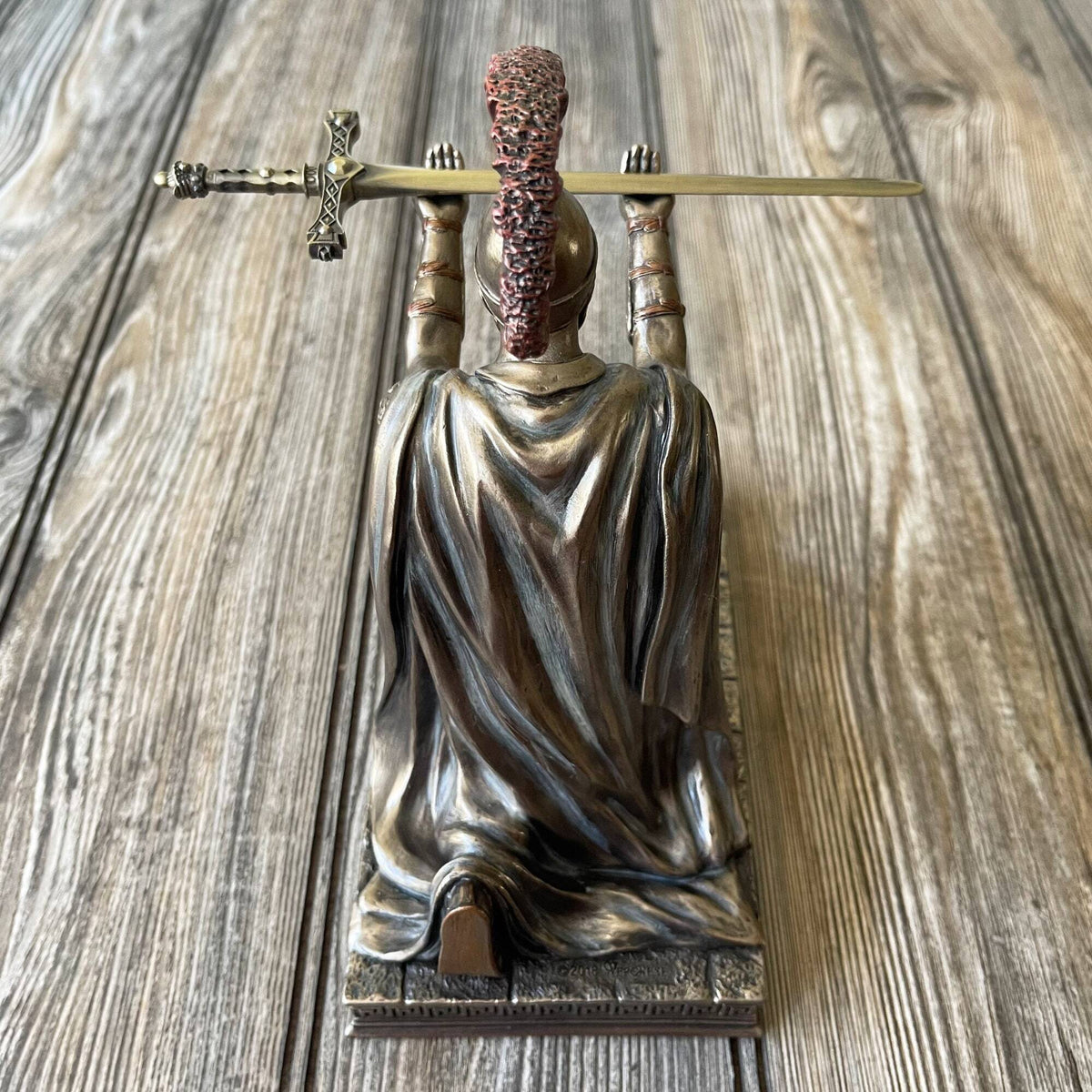 💯  🔥Greece commander statue desk decoration pen holder（15*10*6CM）