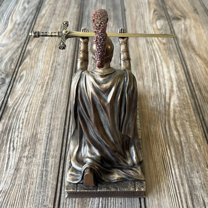 💯  🔥Greece commander statue desk decoration pen holder（15*10*6CM）