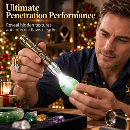 Professional 3-in-1 Gemstone Identification Flashlight