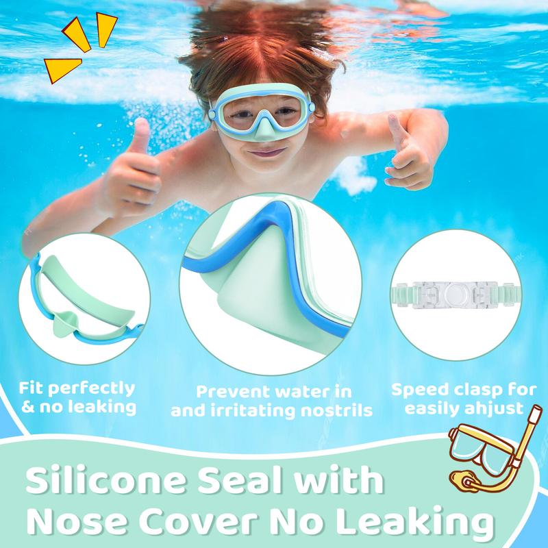 🏊‍♀️Último día, 2x1 en la compra de gafas de natación HD infantiles con marco grande, impermeables y antivaho.🏊‍♀️