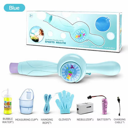 💯Super Offer💯 New 2026 Smoke Bubble Machine, Automatic Electric Rechargeable Smoke Bubble Machine, Magic Smoke Bubble Generator, 🫧🫧 Colorful Lights and Music, Smoke Bubble Game for Parties, Beaches, Summer