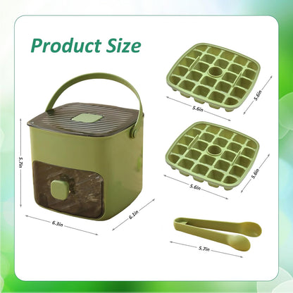 🧊❄️Ice Cube Tray with Lid and Bin – Make Ice-Making Simple