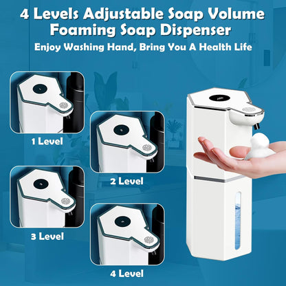 Automatic foaming soap dispenser