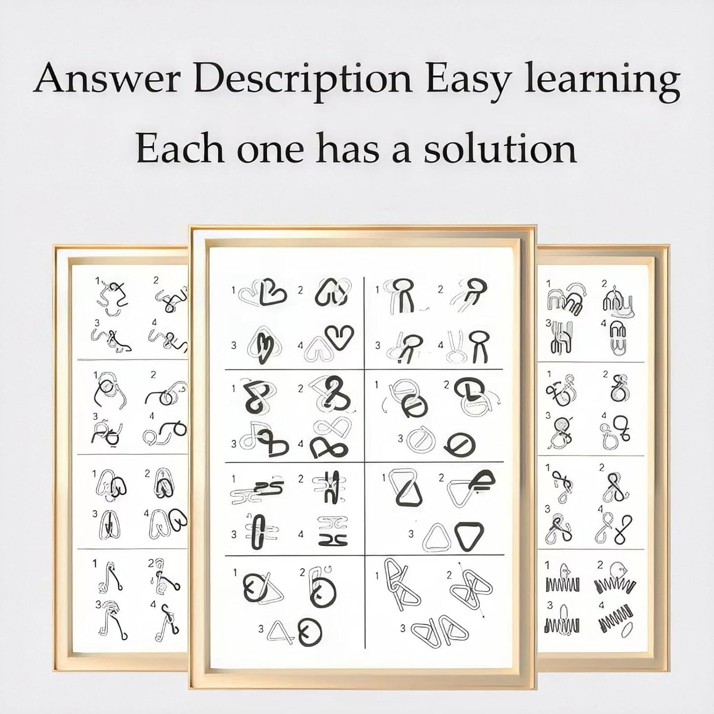 🔥El Mejor Regalo🎁 Puzle Montessori de Metal para Resolver