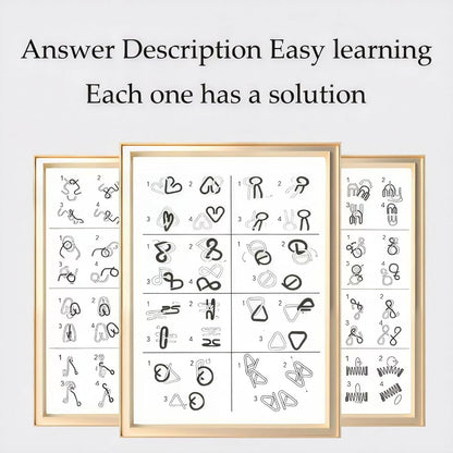 🔥El Mejor Regalo🎁 Puzle Montessori de Metal para Resolver