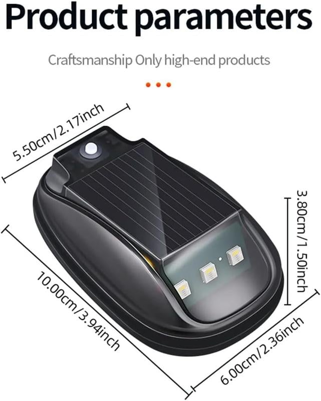 ⚡Hot Sales 🔥Solar Car Roof RGB Strobe Light - Free Remote Control Included