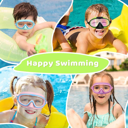 🏊‍♀️Último día, 2x1 en la compra de gafas de natación HD infantiles con marco grande, impermeables y antivaho.🏊‍♀️