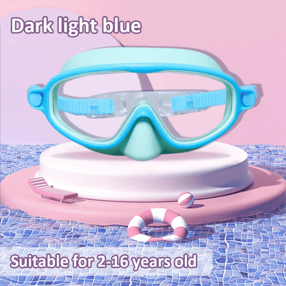 🏊‍♀️Último día, 2x1 en la compra de gafas de natación HD infantiles con marco grande, impermeables y antivaho.🏊‍♀️