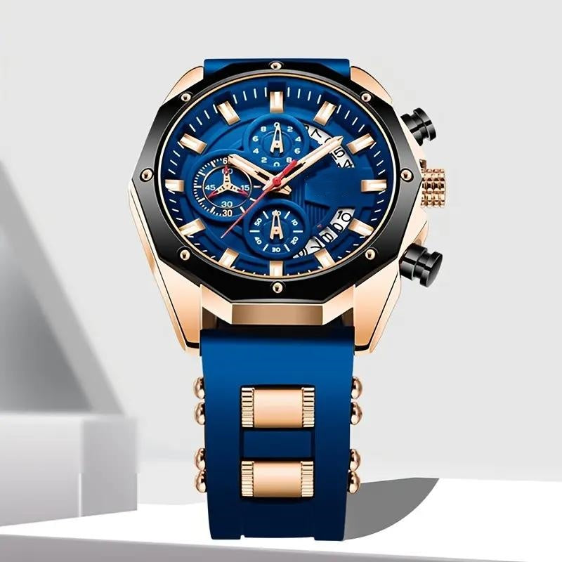 ⏳🔥LIMITED-TIME 50% OFF! ⏰Men's Outdoor Waterproof Sport Quartz Watch – Chronograph function, durable & water-resistant – Perfect for sports, travel & daily wear 🏃‍♂️
