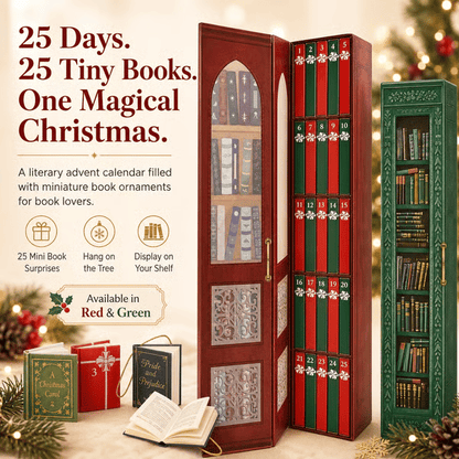 🔥Last Day 49% OFF📚 25-Day Mini Book Advent Calendar – A Book Lover's Christmas Countdown