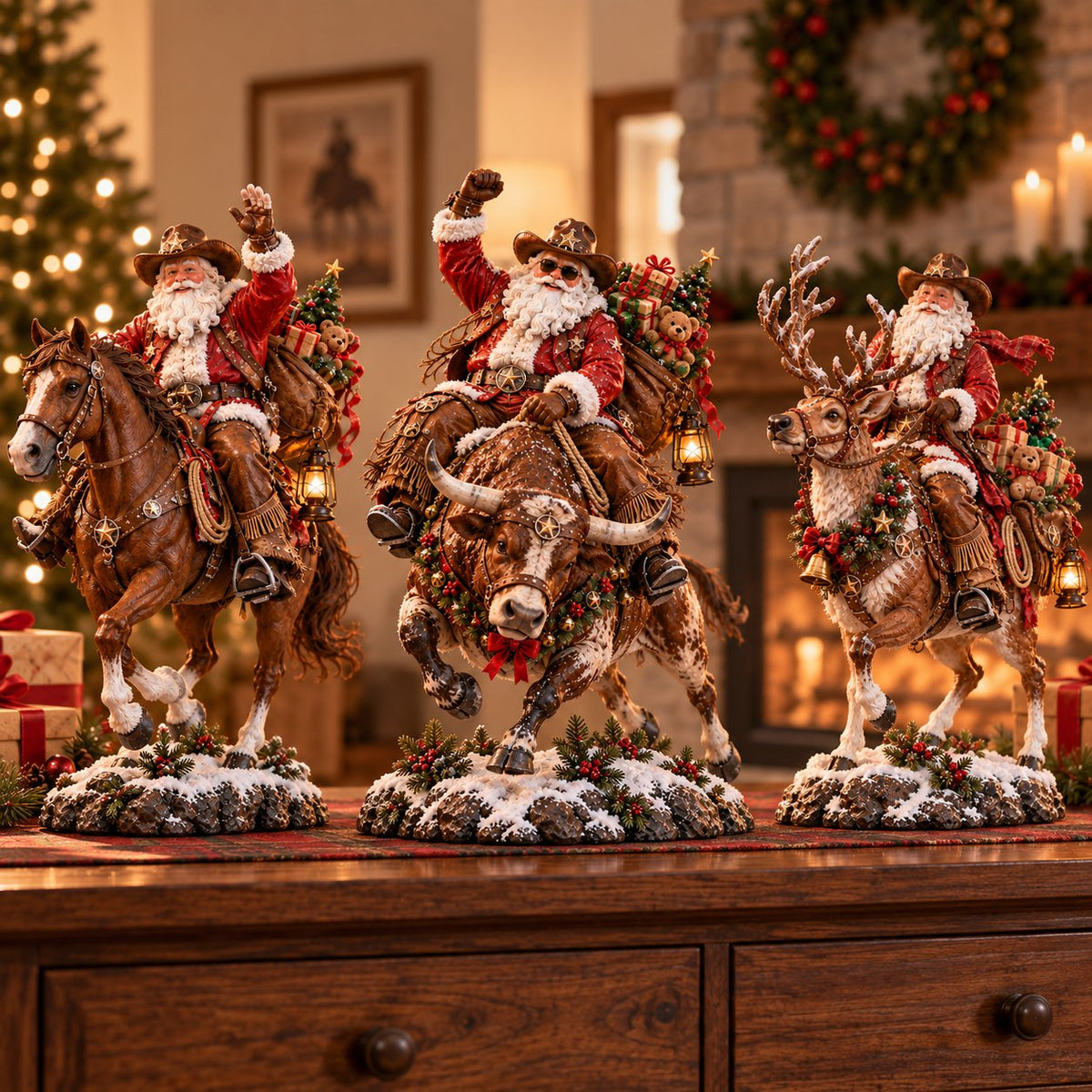 🎄🤠 The Old West Cowboy Santa – A Homeward Christmas Keepsake
