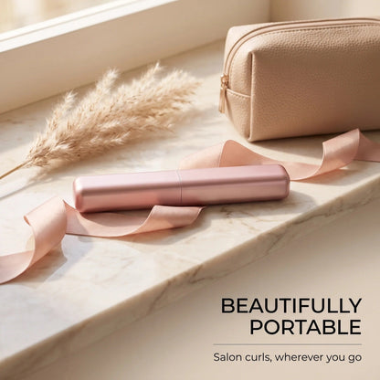 Cordless Ceramic Hair Curler – Fits in Any Bag
