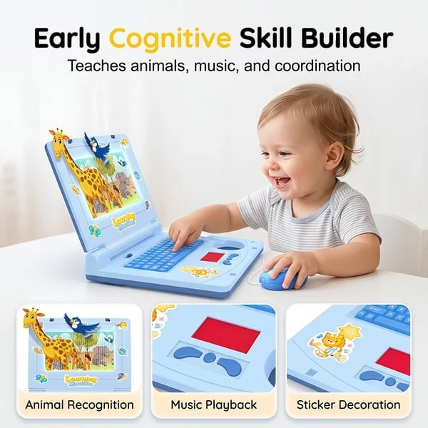 ⏳ LIMITED-TIME MEGA SALE |  Interactive Simulation Toy Laptop