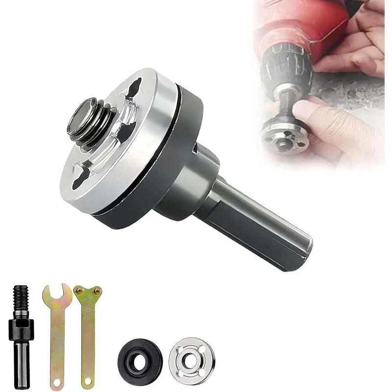 📢📢49% OFF !! ⏰Drill To Grinder Adapter Kit