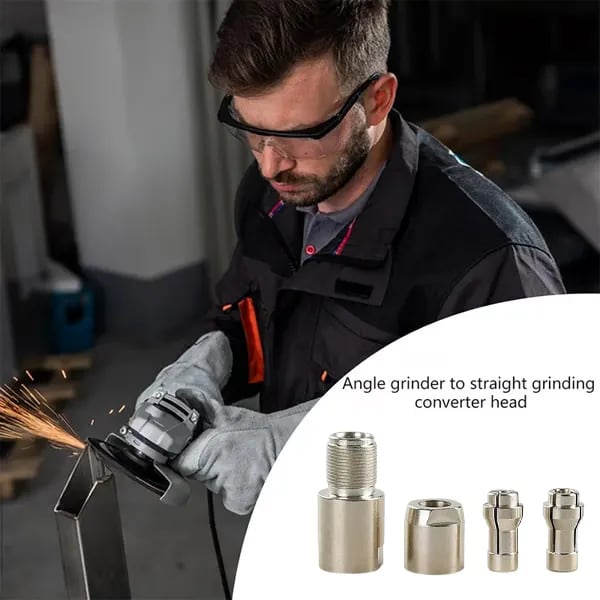 ⚙️Angle Grinder Conversion Kit 🔧 3mm/6mm Dual Collet – 100-type angle grinder Adapter for Carving & Polishing