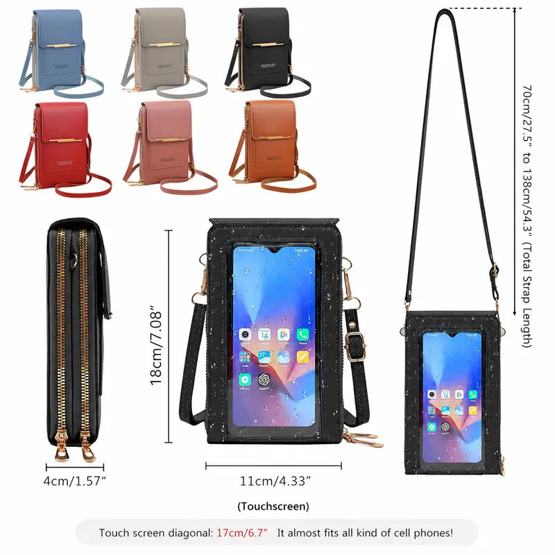Women's Touch Screen Mobile Phone Bag