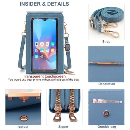 Women's Touch Screen Mobile Phone Bag