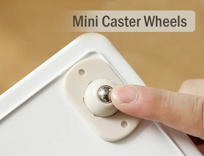 📢📢49% OFF !! ⏰16 Counts Self Adhesive Mini Caster Wheels, 360 Degree Rotation,durable,Strong Load Low Noise Self Caster Wheels