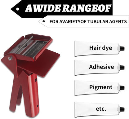Tube Extrusion Tool - Efficient RTV and Silicone Dispenser That maximizes The use of All Material in The Tube and Prevents Material Waste
