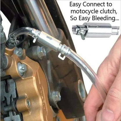 🏆Flash Sale⚡ 50K+ SOLD! Almost Gone-💥Brake Bleeder Hose - One Way Check Valve Tube Bleeding Tool Kit For Car Motorcyle Clutch