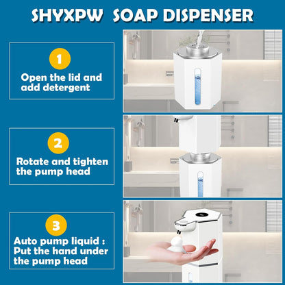 Automatic foaming soap dispenser
