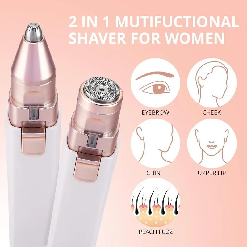 🔥2-in-1 Women's Eyebrow and Facial Hair Removal Device
