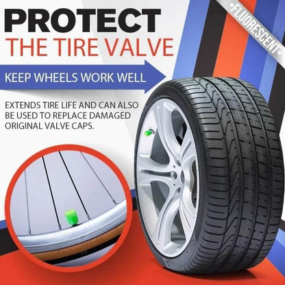 🔥🚗Glow-in-the-Dark Tire Caps 💡