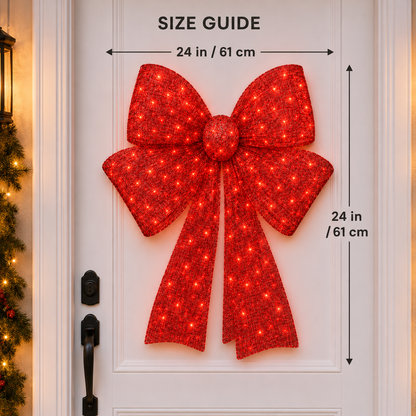 🔥 Limited-Time OFF 49%🎁✨🎄 48-Inch Lighted Christmas Bow 🎀