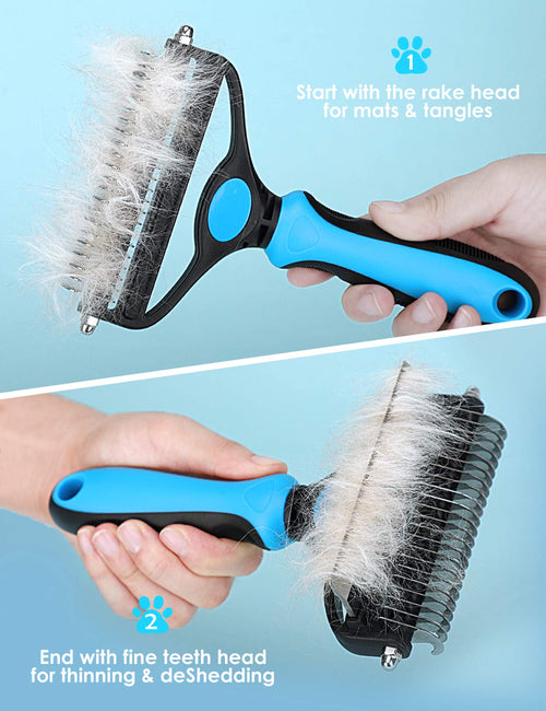 ⏰🔥 Professional Pet Shedding Comb – Effectively Removes Loose Hair 🐾✅