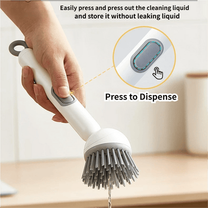🖌️Long-handled rotating kitchen brush with soap dispenser🫧