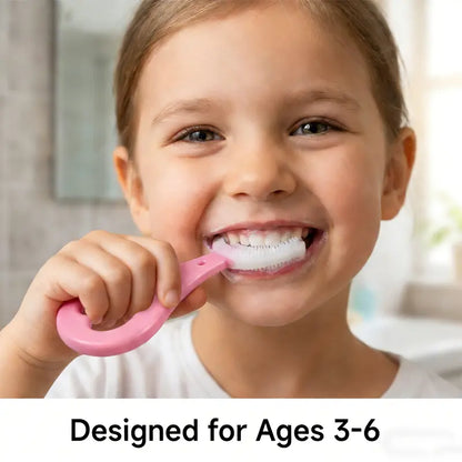 U-Shaped Soft Bristle Toothbrush for Children