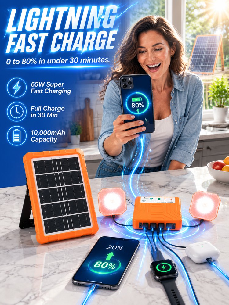 Household solar power generation kit