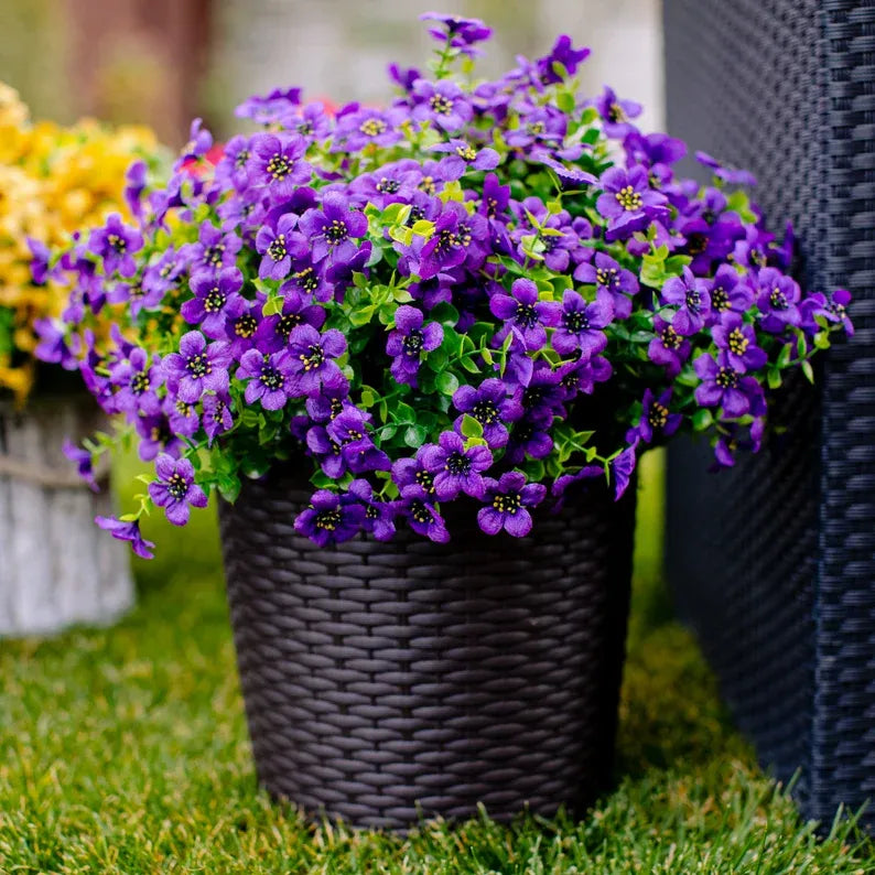 🌸🌱High-Grade Material Artificial Flowers 🌸 Fill 1 POT ( 6 pieces)