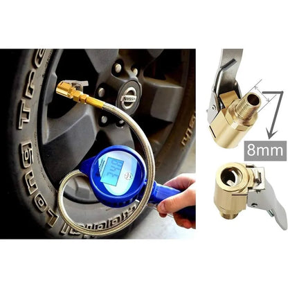 🔥👍Tire Air Chuck with Clip Adapter, No Leakage Tire Chucks for Vehicle Inflator Compressor Pump Connect Accessories Tool