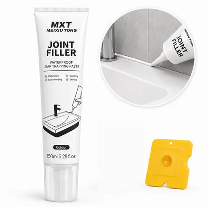 Waterproof Joint Filler for Kitchen & Bathroom, Includes Scraper