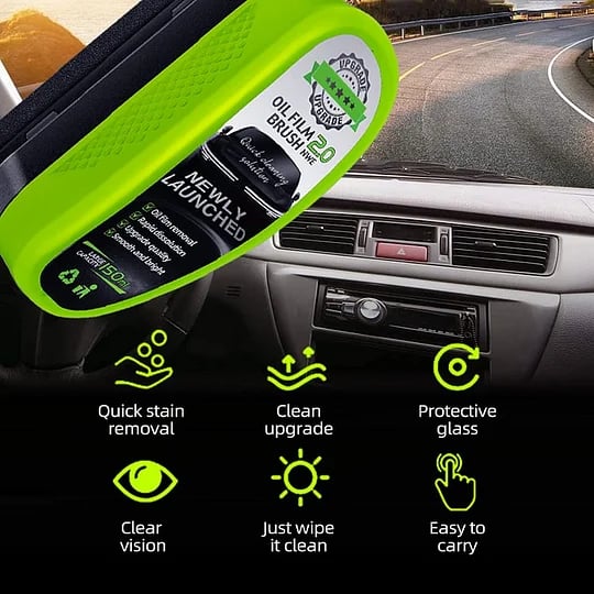 🔥2026 LAST DAY SALE 50% OFF⏰BUY 2 GET 1 FREE✨New 2.0 Powerful Oil Film Wipe🚗💧