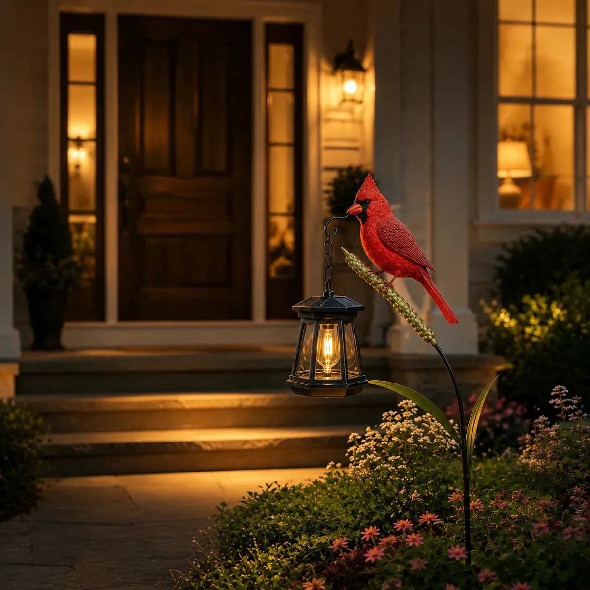 🔥Hot Sale 49% OFF🐦 Cardinal Solar Light—A Beautiful Garden Light That Feels Full of Life