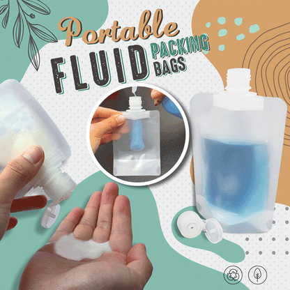 🌷🔥LAST DAY SALE 50% OFF - Portable Travel Fluid Makeup Packing Bag(10 Pcs）