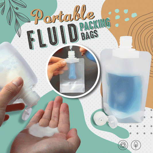 🌷🔥LAST DAY SALE 50% OFF - Portable Travel Fluid Makeup Packing Bag(10 Pcs）