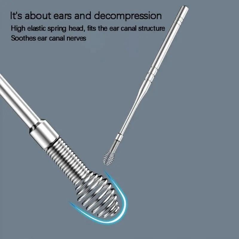 6 Counts/Set Ear Wax Removal Tool Set with Storage Tube