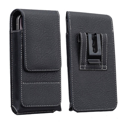 🔥Waist Belt Cell Phone Pouch 📱 Multi-Pocket Leather Holster with Card Holder