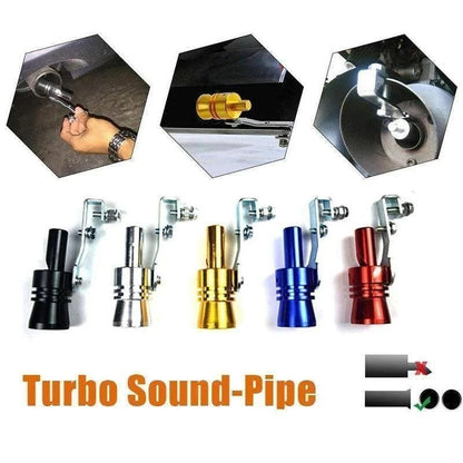 Silbato de escape Turbo Sound – Apto para todos los coches y motocicletas