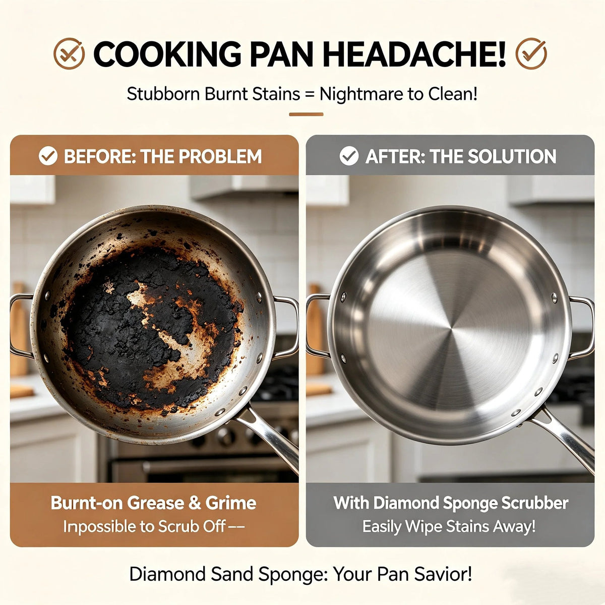 49% OFF This Week Promotions🎉-Brown Sponge Scrubber🧽