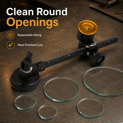 🔥Glass Circle Cutter Tool for Tiles and Ceramics with Adjustable Features, Cutting 300MM