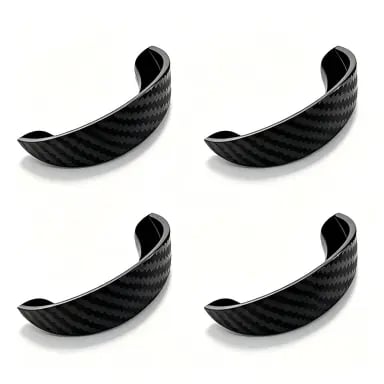 4pcs Car Rear‑View Camera Rain Shield, Soft PVC Sun Shade Cover, Waterproof Protector Hood for Reversing Backup Camera, Rain‑Proof Visor Accessory for Car Side & Rear Camera